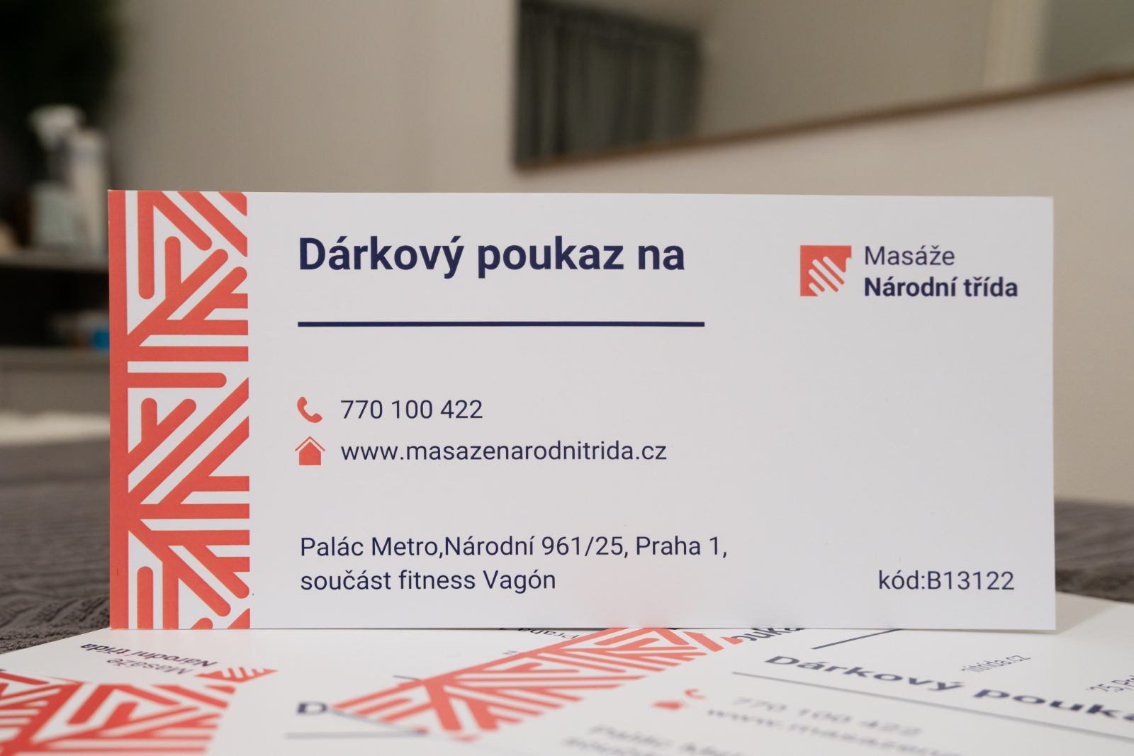 Printed gift voucher