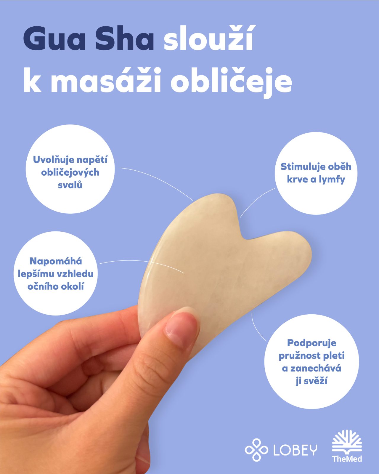 Instagram post about Gua sha facial massage